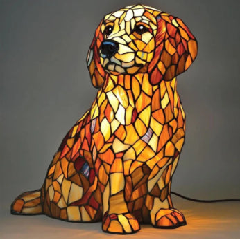 Lámpara Decorativa de Resina - Figura Animal LED Multicolor