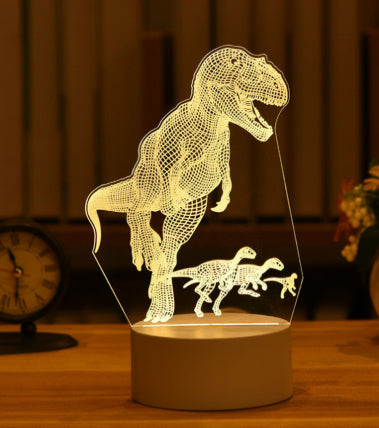 Lámpara LED Neón 3D Acrílica - Decoración USB Multiestilo