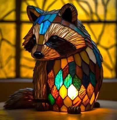 Lámpara Animal 3D Resina LED Decorativa