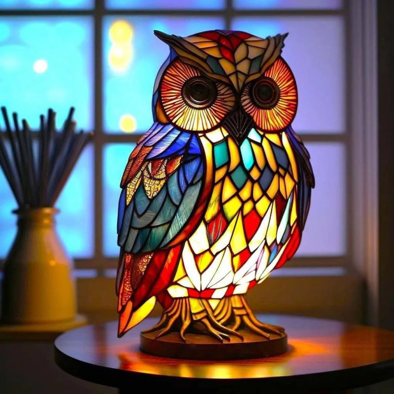 Lámpara Animal 3D Resina LED Decorativa