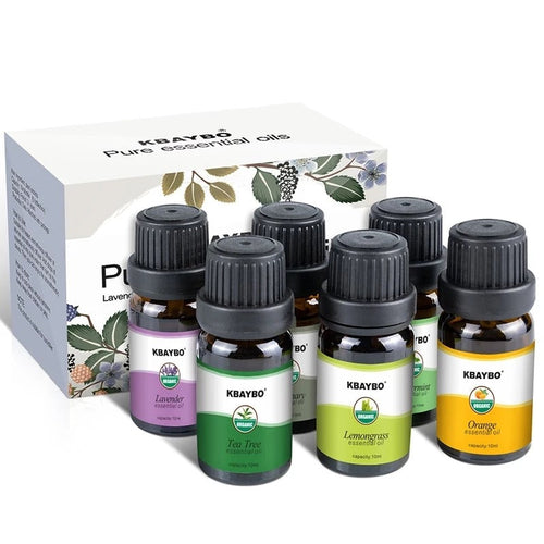 Kit 6 Aceites Esenciales 10ml | Aromaterapia Natural para Difusor
