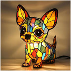 Lámpara Decorativa de Resina - Figura Animal LED Multicolor
