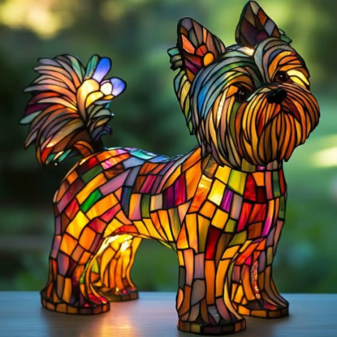 Lámpara Decorativa de Resina - Figura Animal LED Multicolor
