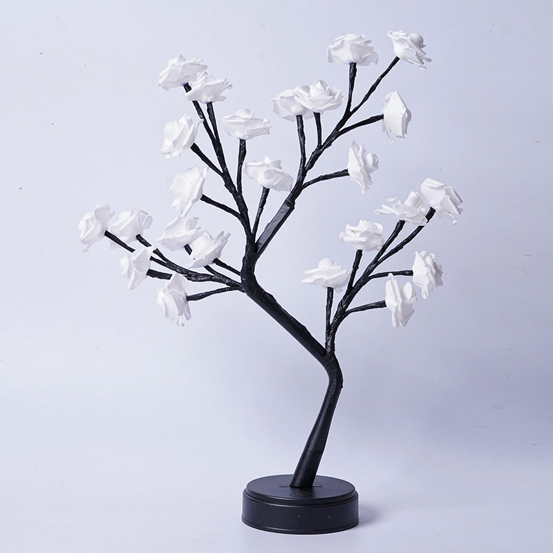 Lámpara Árbol de Rosas LED Decorativa USB
