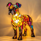 Lámpara Decorativa de Resina - Figura Animal LED Multicolor