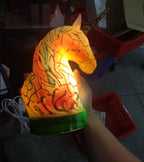 Lámpara Animal 3D Resina LED Decorativa