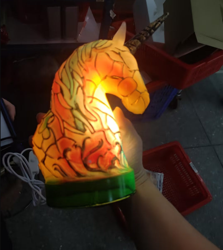 Lámpara Animal 3D Resina LED Decorativa