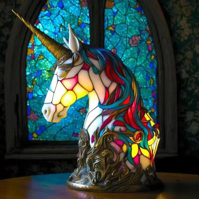 Lámpara Animal 3D Resina LED Decorativa
