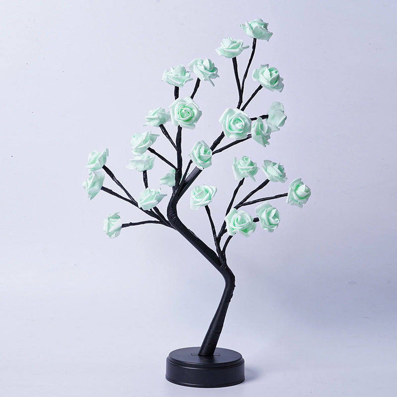 Lámpara Árbol de Rosas LED Decorativa USB