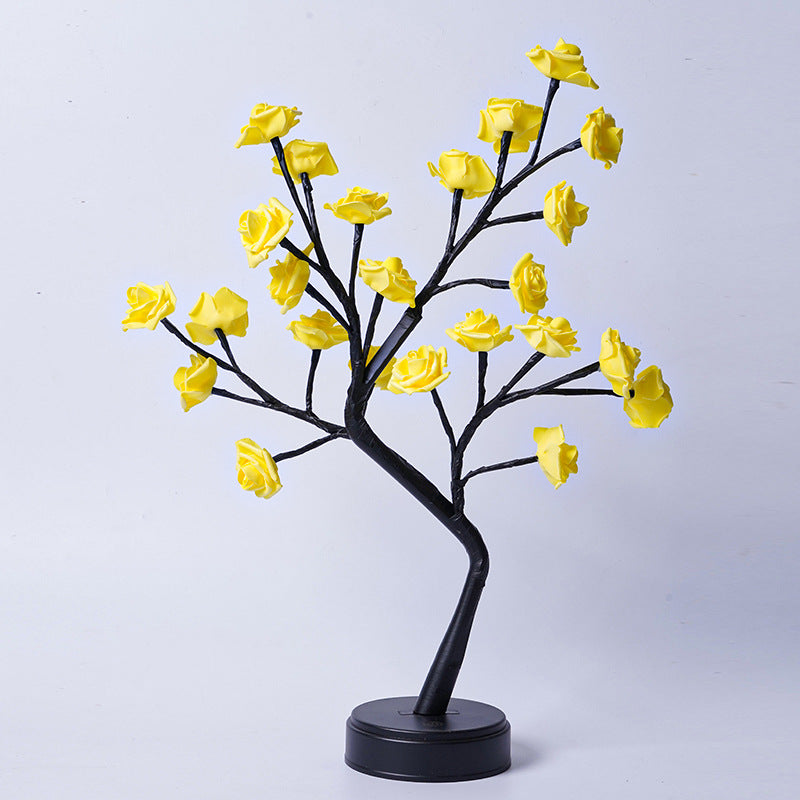 Lámpara Árbol de Rosas LED Decorativa USB