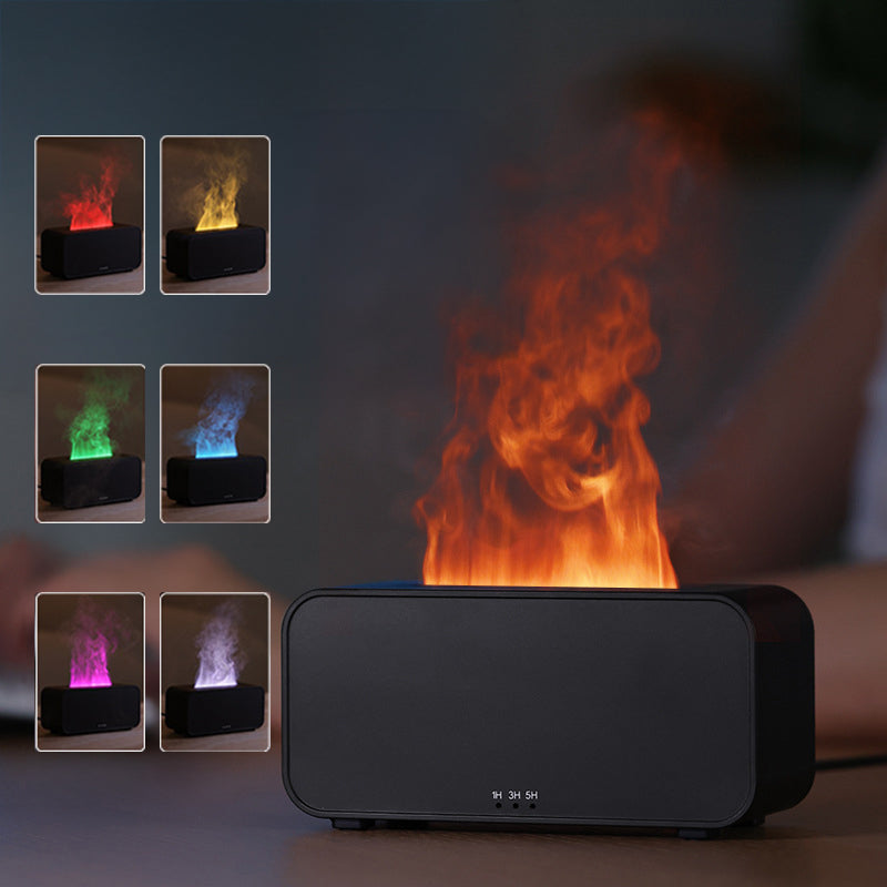 Difusor Aromas Efecto Llama LED | Humidificador y Aromaterapia
